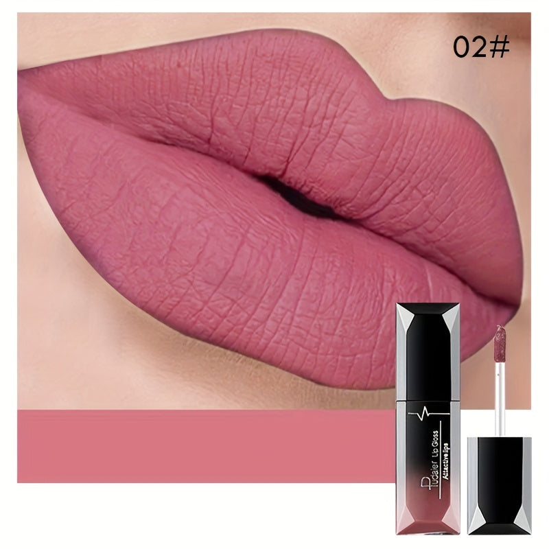 Velvet Matte Liquid Lipstick Long-Lasting Waterproof Berry Nude Tones