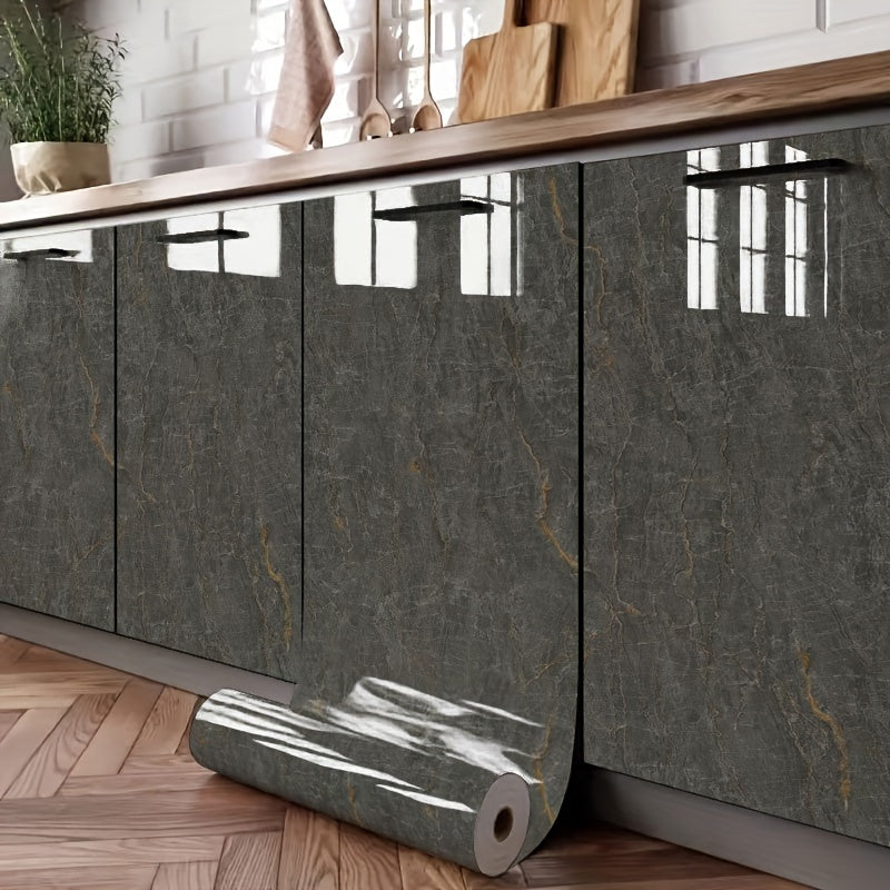 Self-Adhesive Waterproof Kitchen Wallpaper for Stove Tops and Furniture Renovation