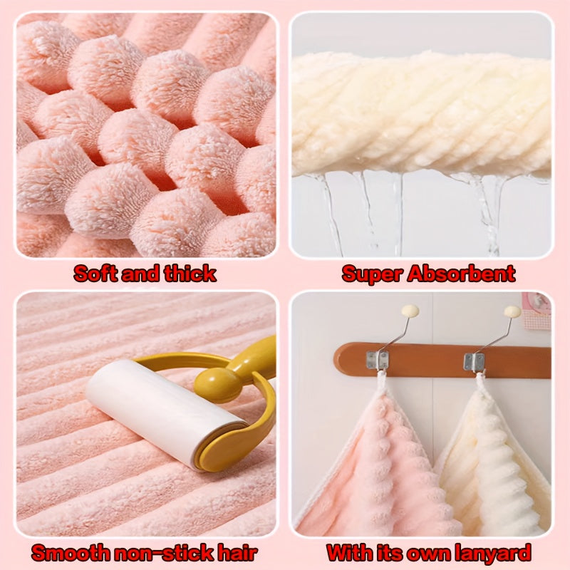 6/12 To'plam Coral Fleece Sochi To'plami Yumshoq O'zlashtiruvchi O'zgaruvchan Bo'lmagan Hammom uchun Quvnoq