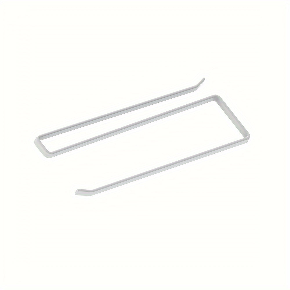 Kitchen Paper Towel Holder No-Drill Cabinet Mount Easy Install Storage