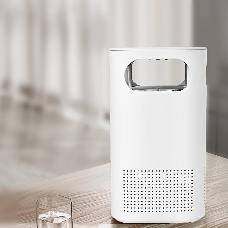 Air Purifier Desk Fan with 3-Speed, Odor Elimination, Ventilation Modes