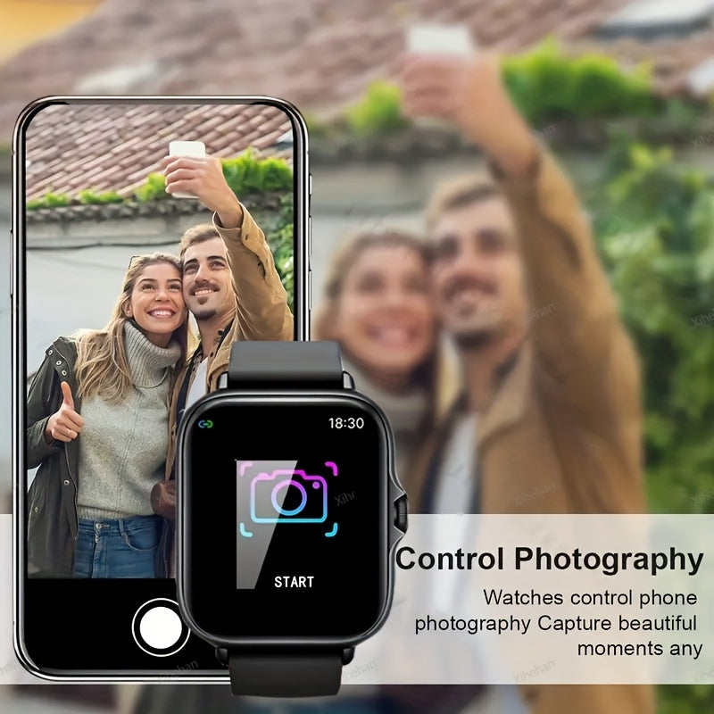 1.83-Inch Men's and Women's Smartwatch with Wireless Calling and Customizable Faces