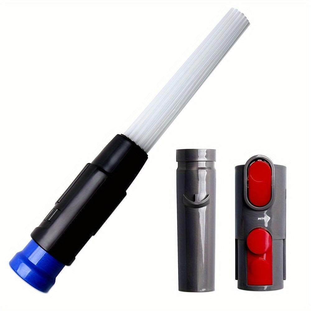 Dyson changyutgichlari uchun aksessuar to'plami V7, V8, V10, V11, V12, V15 va boshqa modellarga mo'ljallangan qalam shaklidagi chang cho'tkasi bilan birga keladi. Shuningdek, qiyin joylarga yetib borish uchun moslashuvchan so'rish quvurlari ham mavjud.