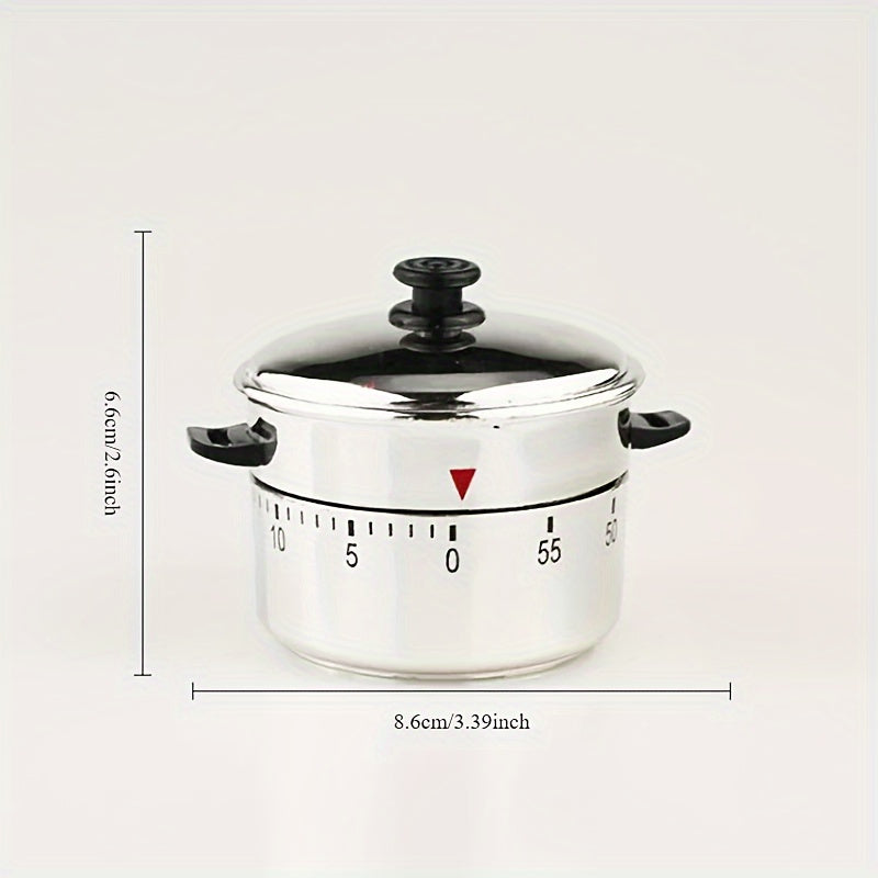 Mechanical Kitchen Timer 60-Minute Adjustable Countdown for Cooking and Baking