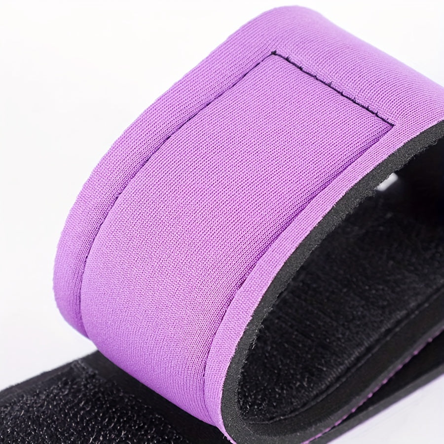 Kattalar uchun bog'lash to'plami, qo'l va oyoq uchun mahkamlagichlar bilan, qora va binafsha, yumshoq material