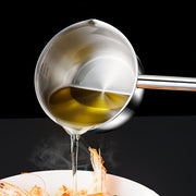 Small Stainless Steel Butter Melting Pot with Extended Handle for Heating Oil and Sauces