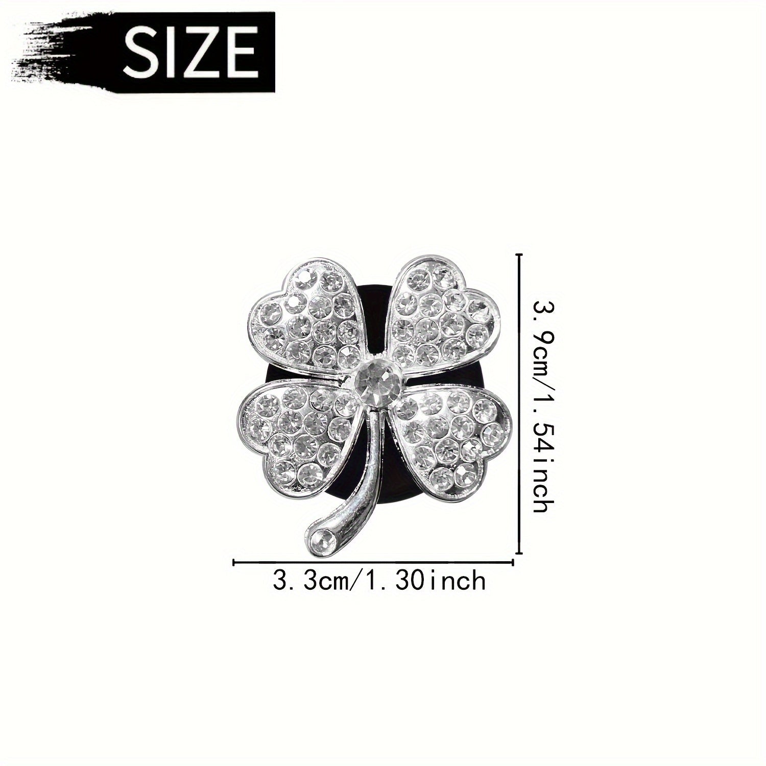 Women's Car Air Freshener Vent Clip Clover Scented Decor