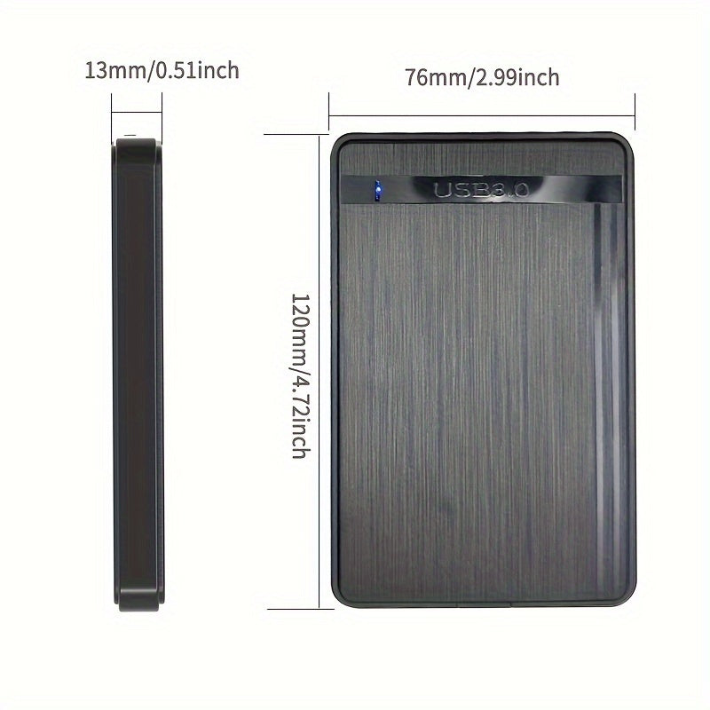 USB 3.0 Portable External Hard Drive 2TB High Speed Large Capacity for PC and Mobile