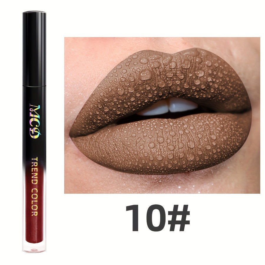 Women Long Lasting Waterproof Lip Gloss Lip Oil Lipstick Moisturizing
