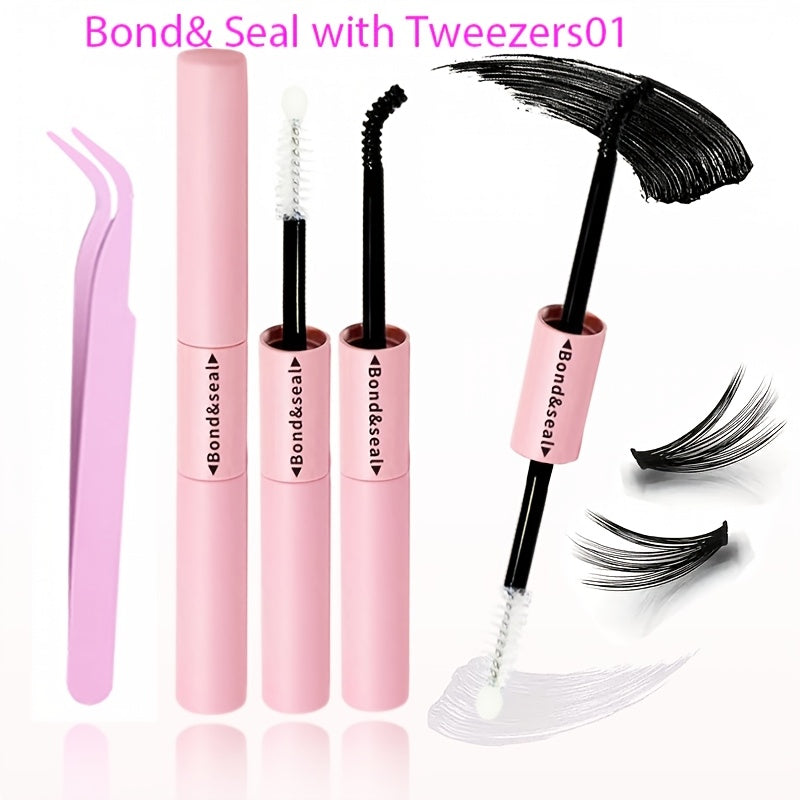 Набор для самостоятельного наращивания ресниц на 200 штук с разными длинами и стилями для естественного, густого и кошачьего взгляда