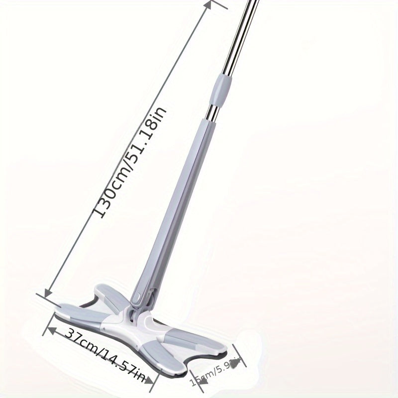 Mopa plana en forma de mariposa en forma de X para limpieza del hogar, absorción de agua, sin necesidad de usar las manos