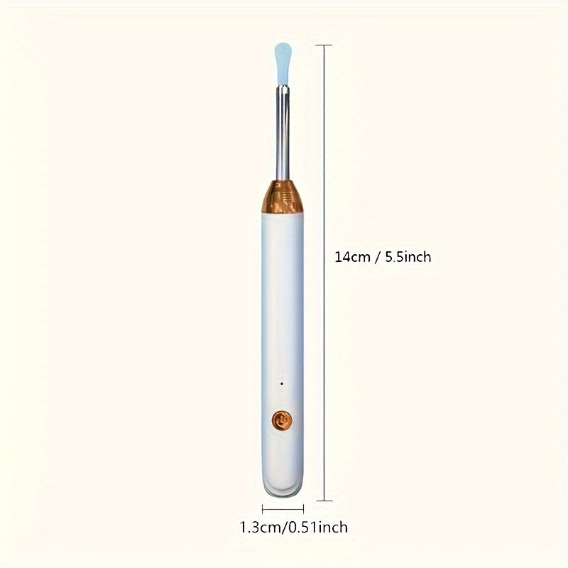 Ear Wax Removal Kit with Camera Light and 6 Ear Spoons, 8-Piece Ear Care Set