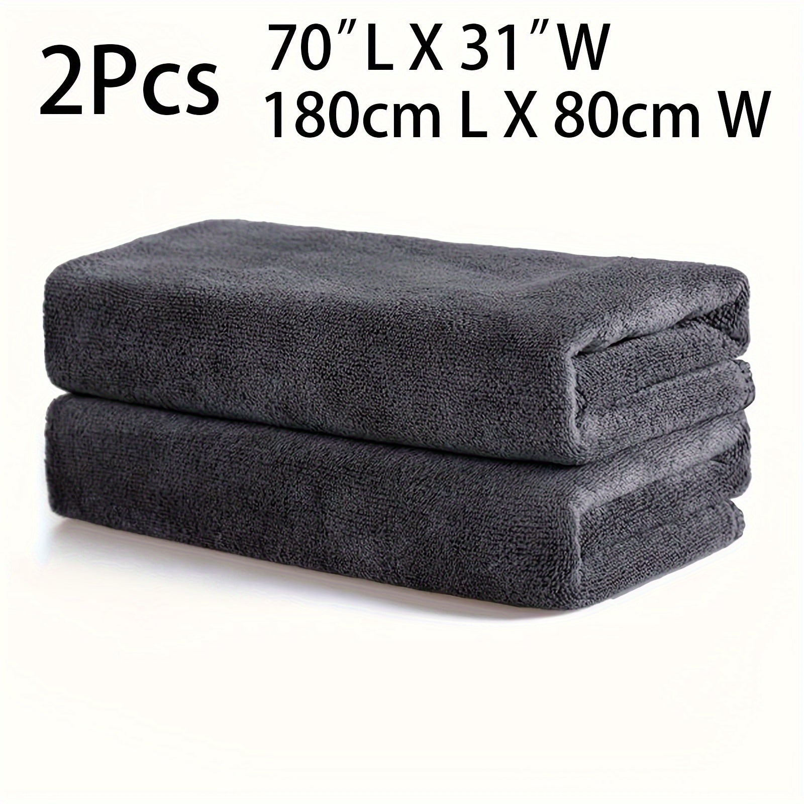 Microfiber Bath Towels 76x177cm Quick Dry Super Absorbent Fade-Resistant
