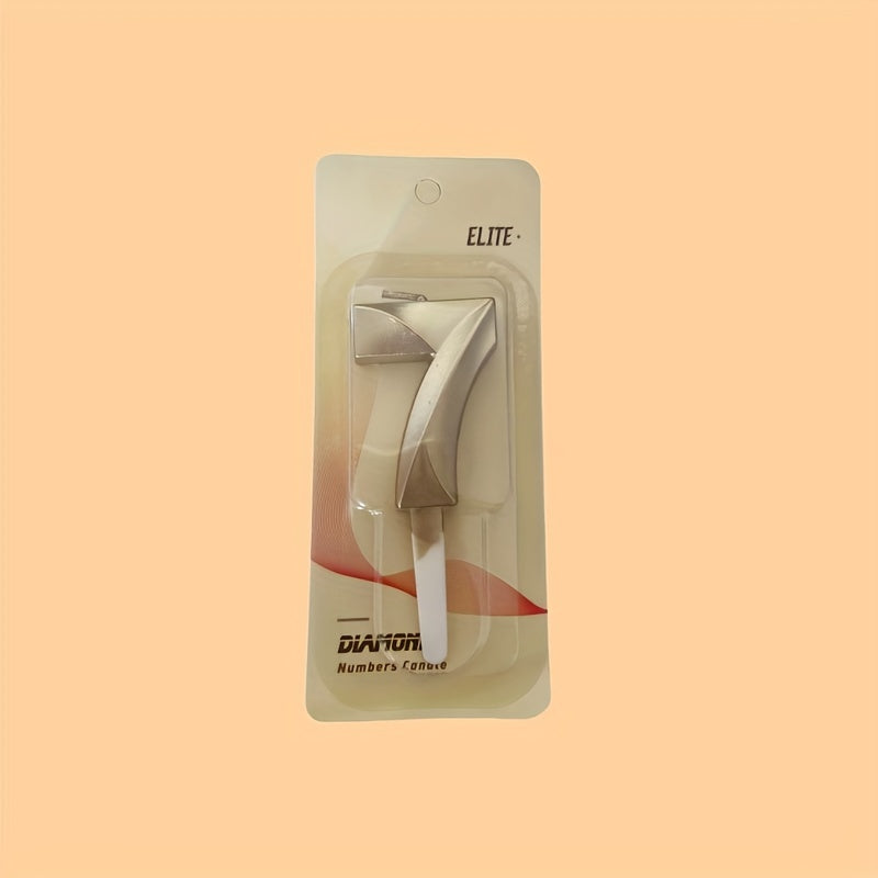 3D Raqamli sham yonish joyi oltin, kumush, olmos, tug'ilgan kun torti uchun dekoratsiya