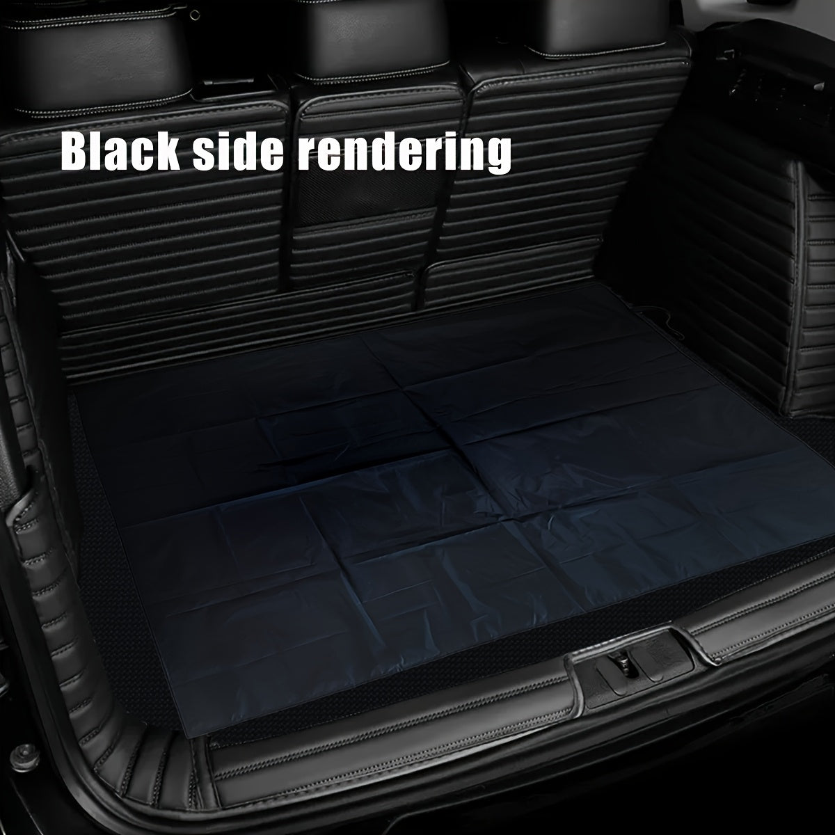Car Trunk Protector Mat Polyester Fiber Non-Slip Cargo Liner Durable