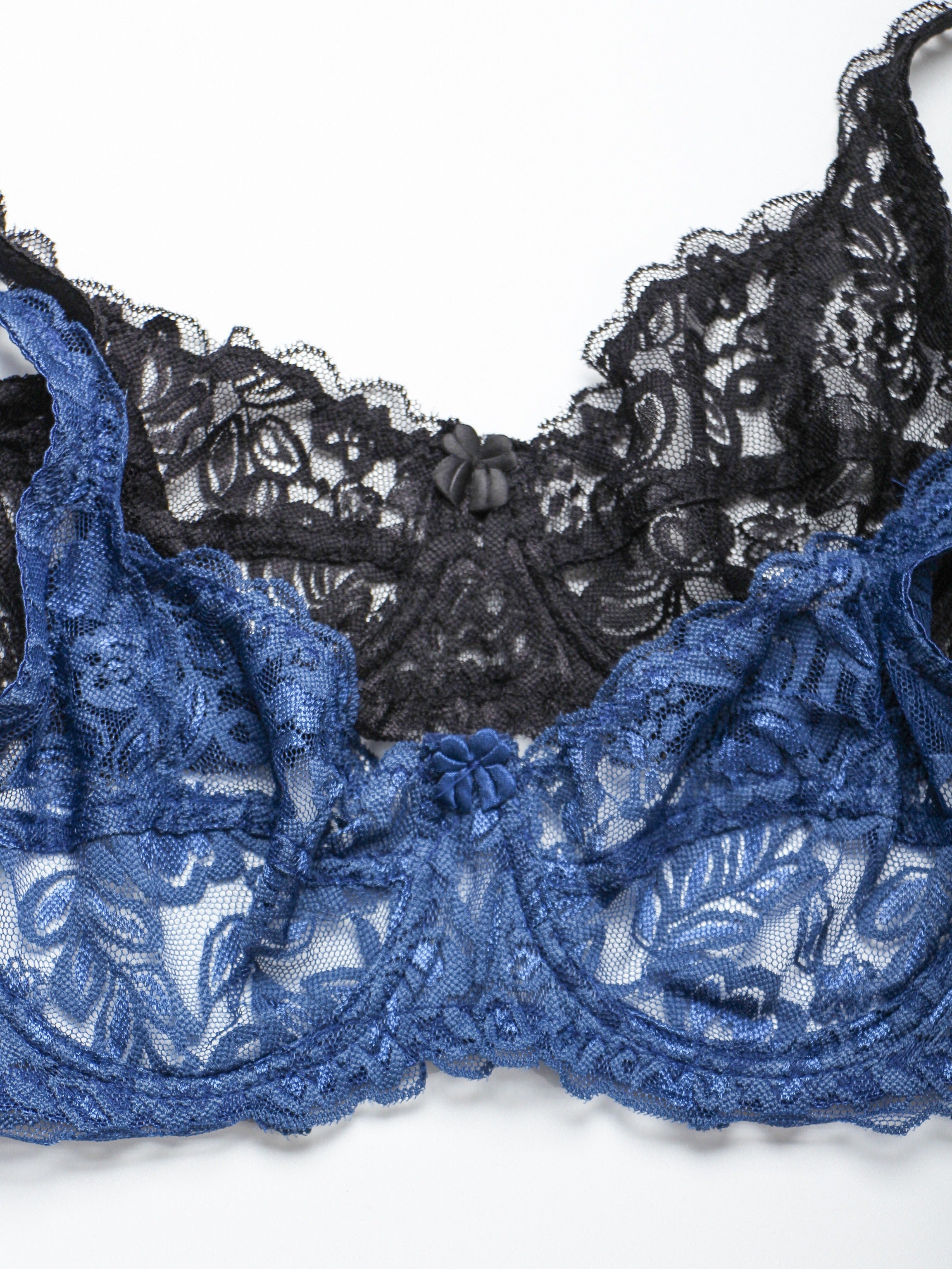 Lace Patchwork Bras for Women Underwear Soft Comfortable Lingerie