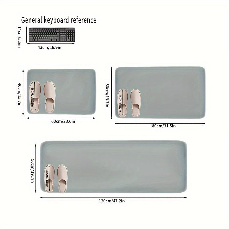 Ultra Soft Non-Slip Bath Mat with Absorbent Material for Bathroom Decor