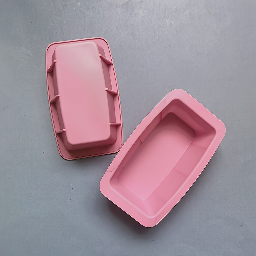 Mini Silicone Toast Mold Set of 3 Rectangular Bread Baking Pans for Pastry and Small Breads