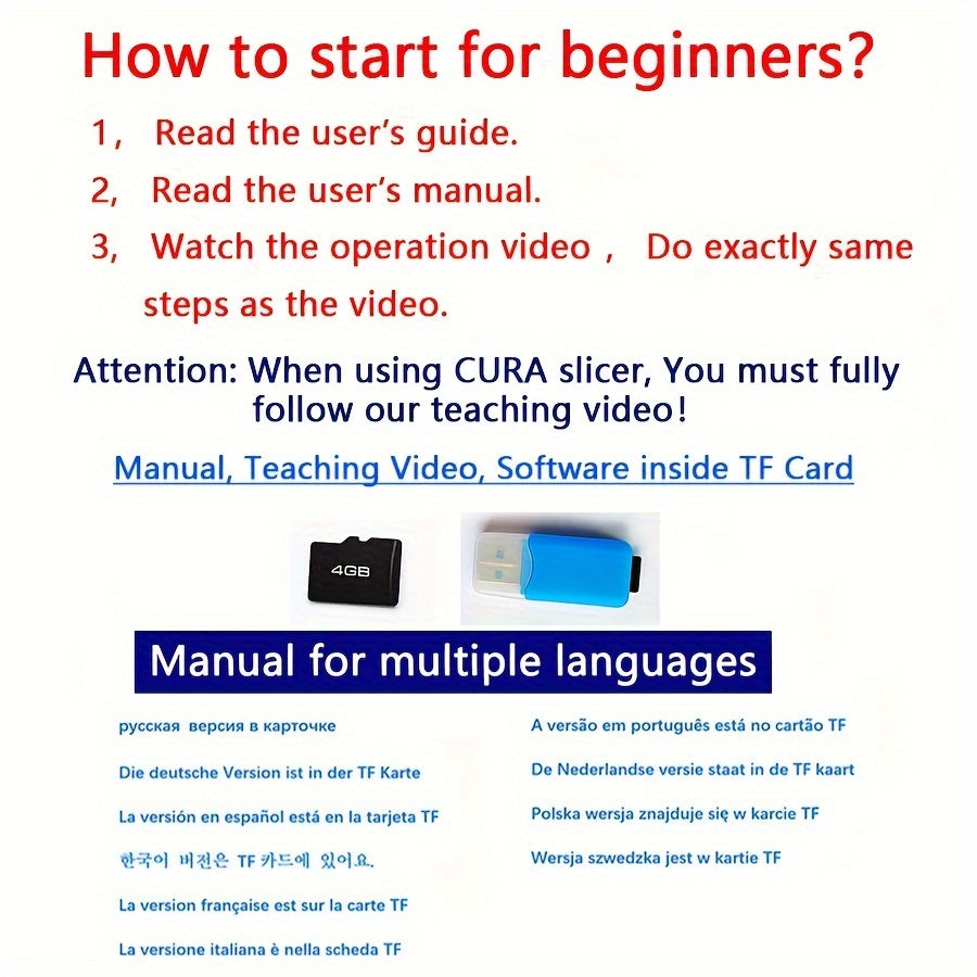 Mini 3D Printer 100x100x100mm Fast Heating Low Noise Beginner Friendly with Free PLA