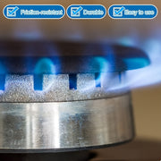 Metall gaz pechkasining yonish joylari uchun qopqog'lar to'plami, konkav temir himoyachilar