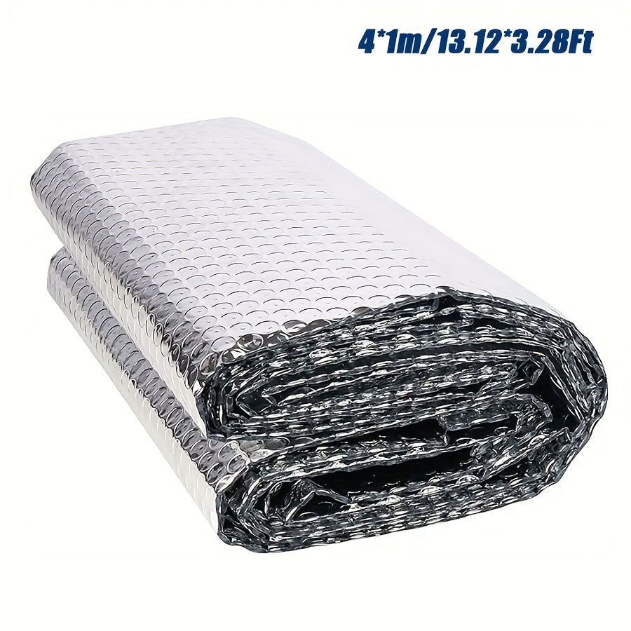 Reflective Aluminum Foil Bubble Insulation Sheet for Windows Doors Cars 2x1m