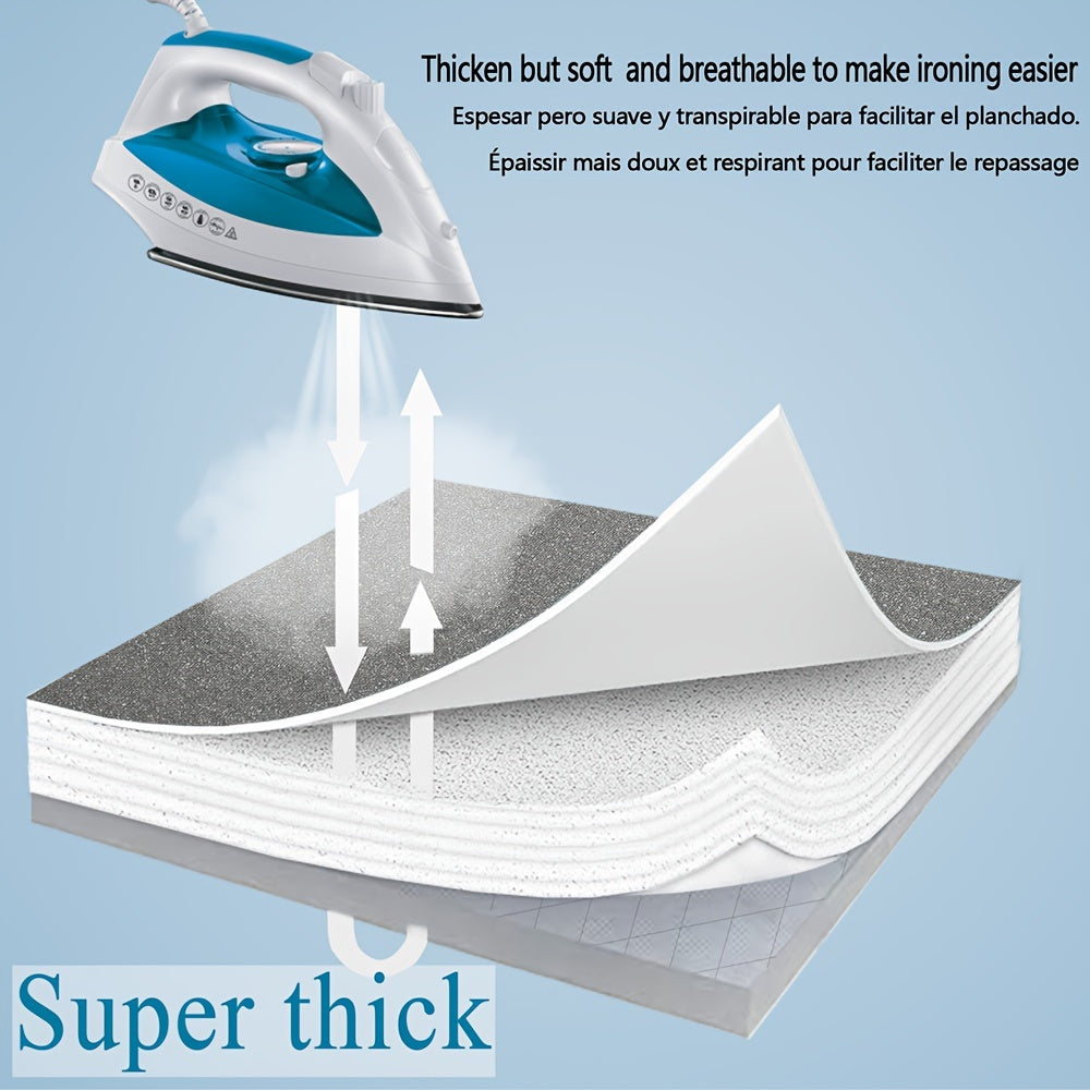 Kiyimlar va kiyimlarni parvarish qilish uchun kichik temir bilan yoping, bardoshli mato