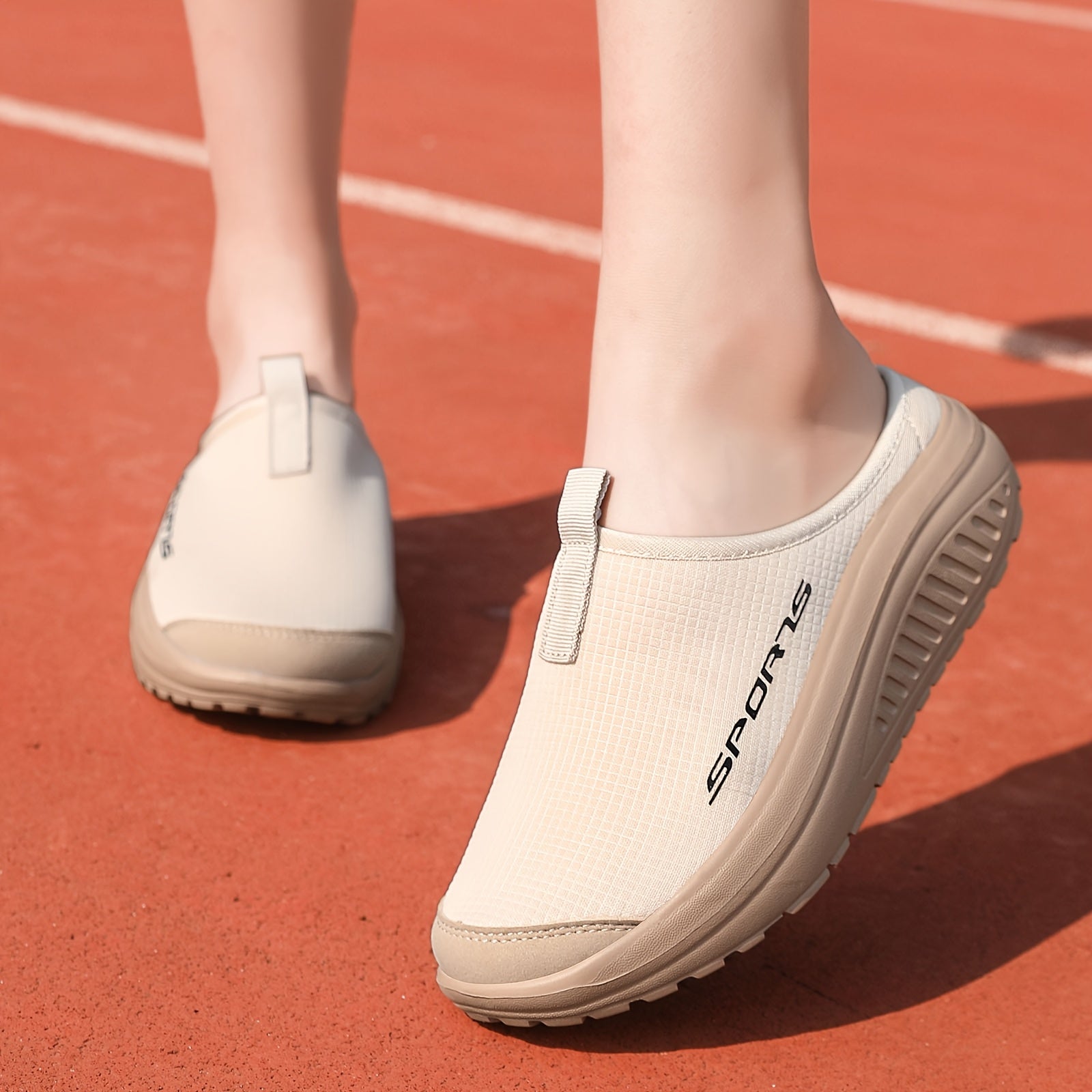 Zapatos casuales para mujer de suela delgada, tela transpirable, para interiores y exteriores