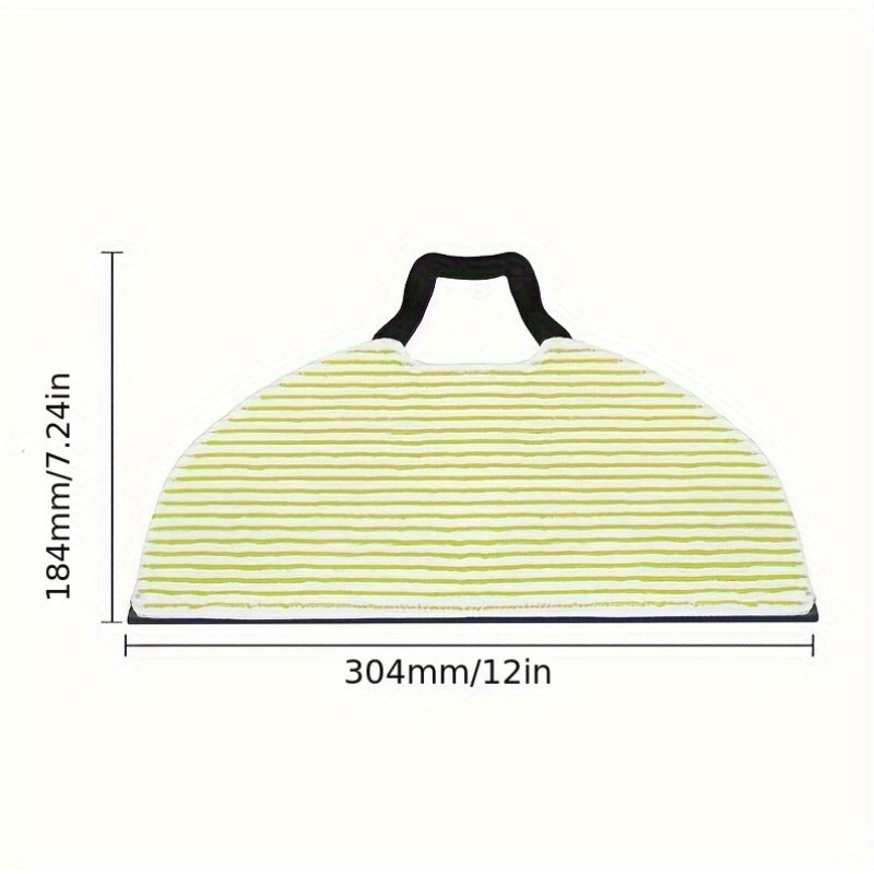 Microfiber Vacuum Mop Pads 2-Pack for Floor Cleaning Pet Hair Removal