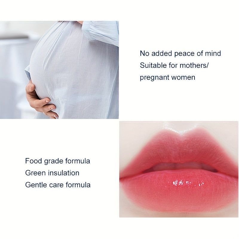 Mujeres lápiz labial de color rosa que cambia de color, de larga duración, a prueba de agua