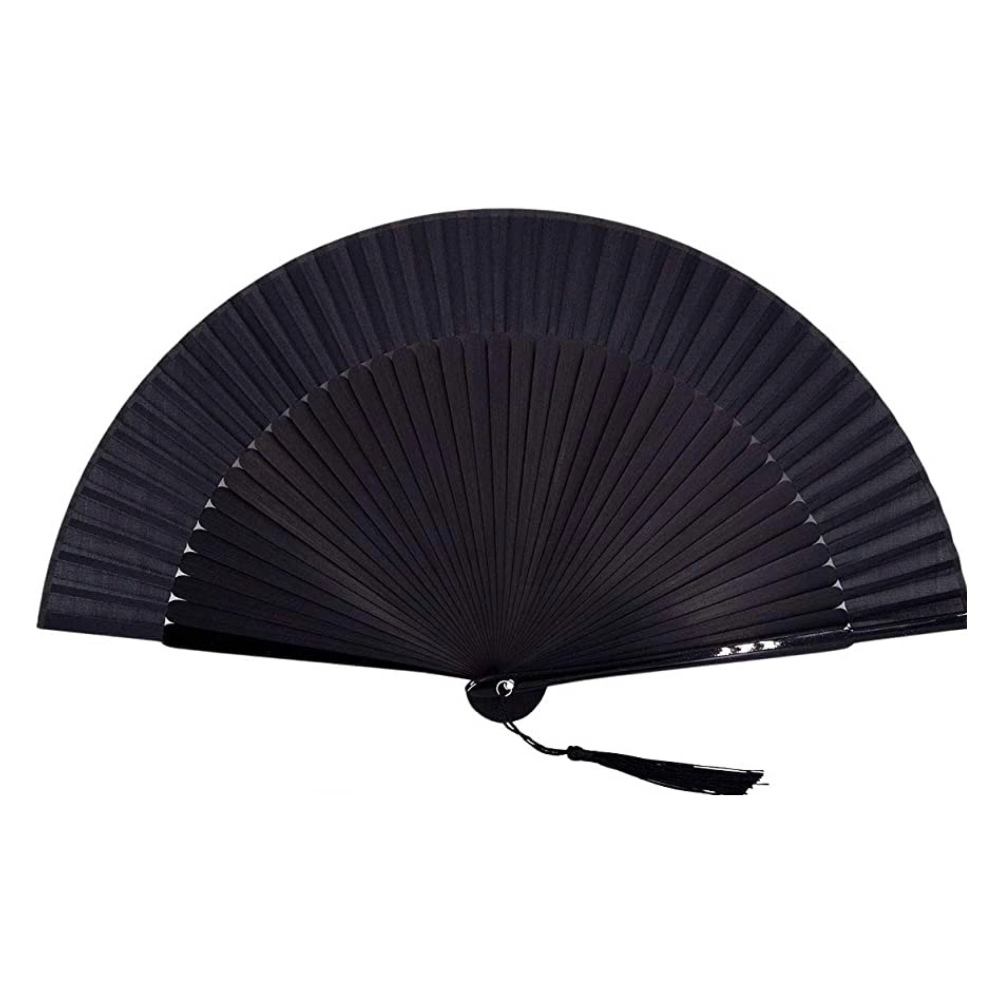 Handheld Bamboo Folding Fan Retro Style 8.27 Inch Chinese Japanese Inspired Fashion