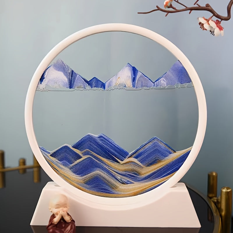3D Deep Sea Moving Sand Art Display for Home Office Living Room Bedroom