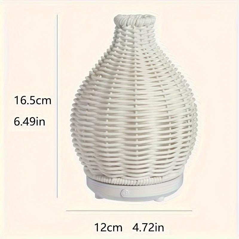 Wicker Humidifier for Sleep and Relaxation with Aromatherapy for Bedroom Office Travel