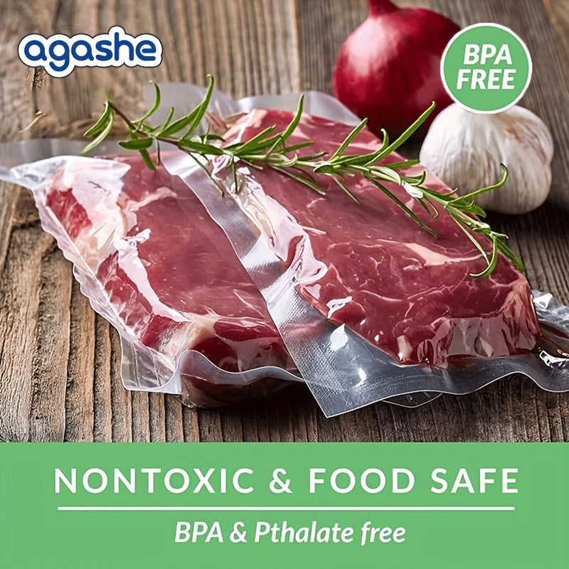 1 Roll Heavy Duty Vacuum Sealer Bags, 5m Long, Puncture Prevention, Heat Resistant, Ideal for Food Storage, Meal Prep, Steak, Sous Vide Cooking