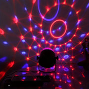 RGB Disco Ball Light with 7 Lighting Modes Remote Control USB Powered for Home Parties Bars Weddings