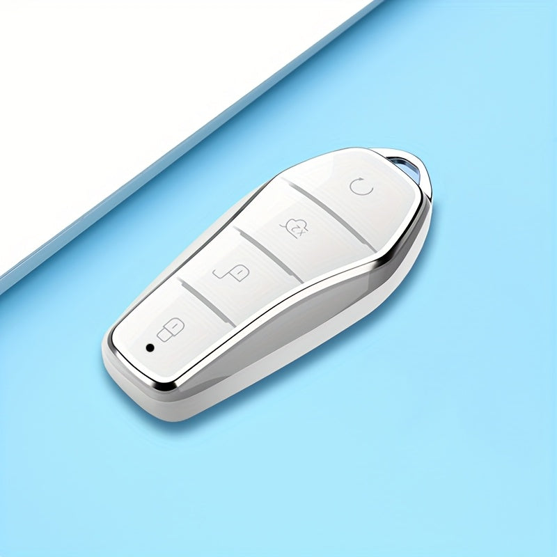 Universal Car Key Case for Men Women Soft Leather Protective Cover