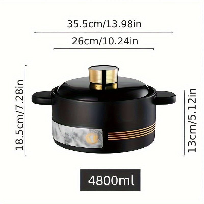 Премиум керамическая супница с термостойкими свойствами, широкий край для легкого наливания, необходимый атрибут любой кухни
