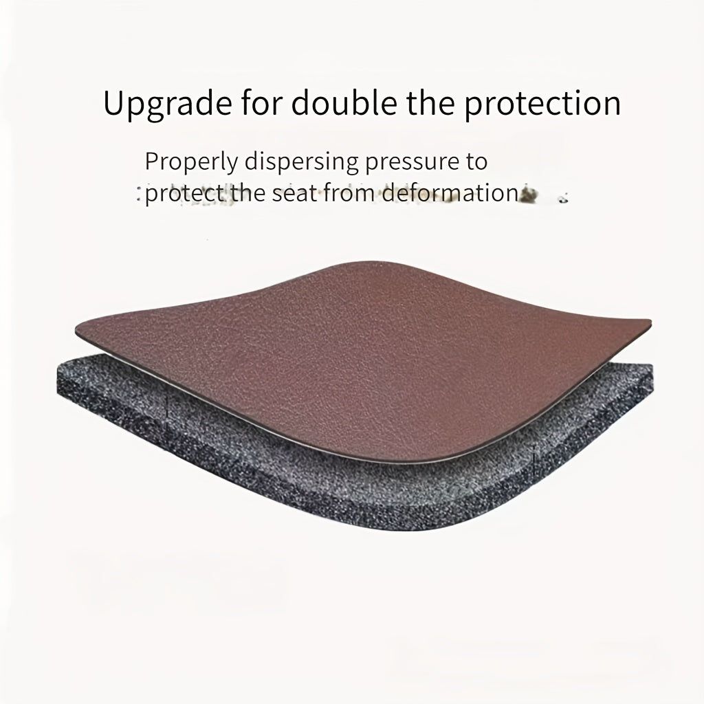 Universal Faux Leather Car Seat Protector Waterproof Non-Slip Scratch-Resistant