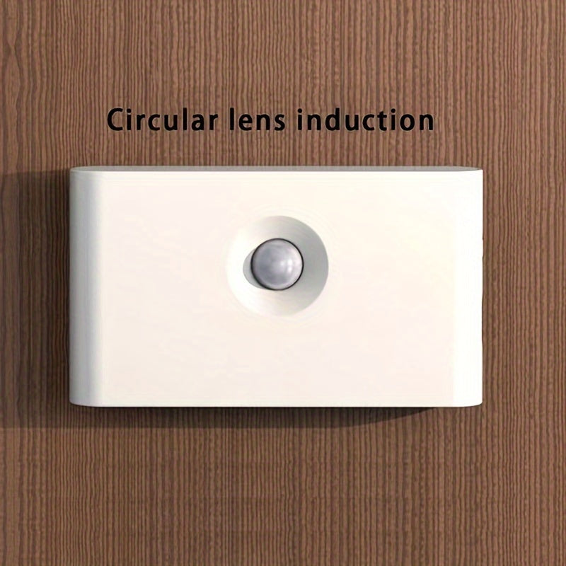 Yorug'lik uchun tungi chiroq, 300mah akkumulyator, inson tanasini sezish, harakatni aniqlash va yorug'likni sezuvchi quvvat kaliti bilan ta'minlangan Rojdestvo sovg'asi.