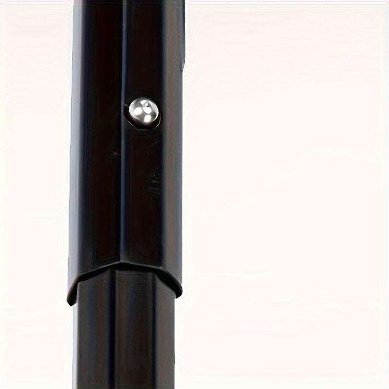 Windproof Sun Umbrella 8 Ribs Iron Frame UV Protection Foldable Black