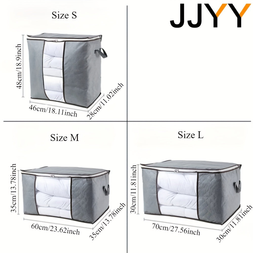 Caja de almacenamiento de gran capacidad de fibra no tejida para ropa, ropa de cama, toallas, plegable, duradera