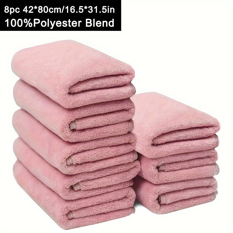 Set of 6/8/10 Ultra Soft Absorbent Cotton Hand Towels for Bathroom Gym Shower Spa