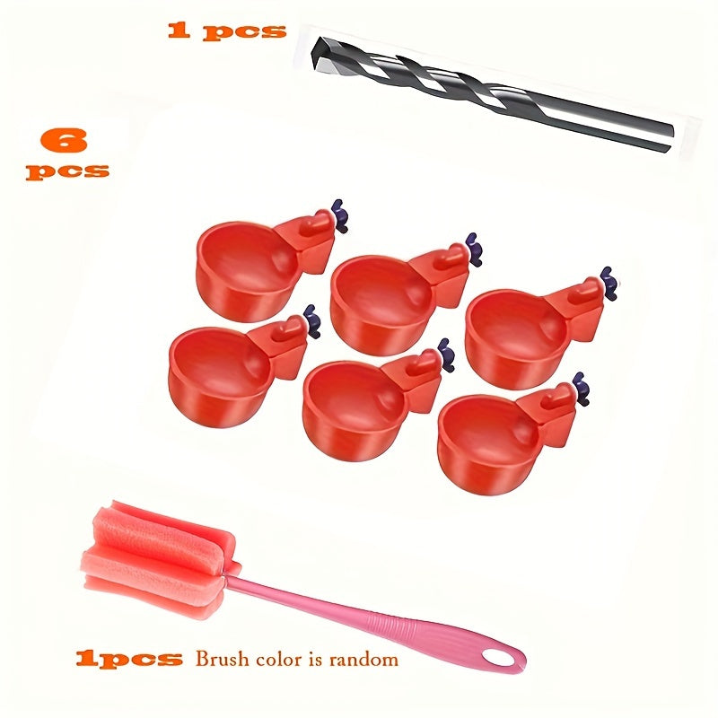 O'z-o'zini to'xtatuvchi dozator bilan avtomatik tovuq suv beruvchi, mustahkam PP materialidan tayyorlangan, fermada parrandachilik uchun