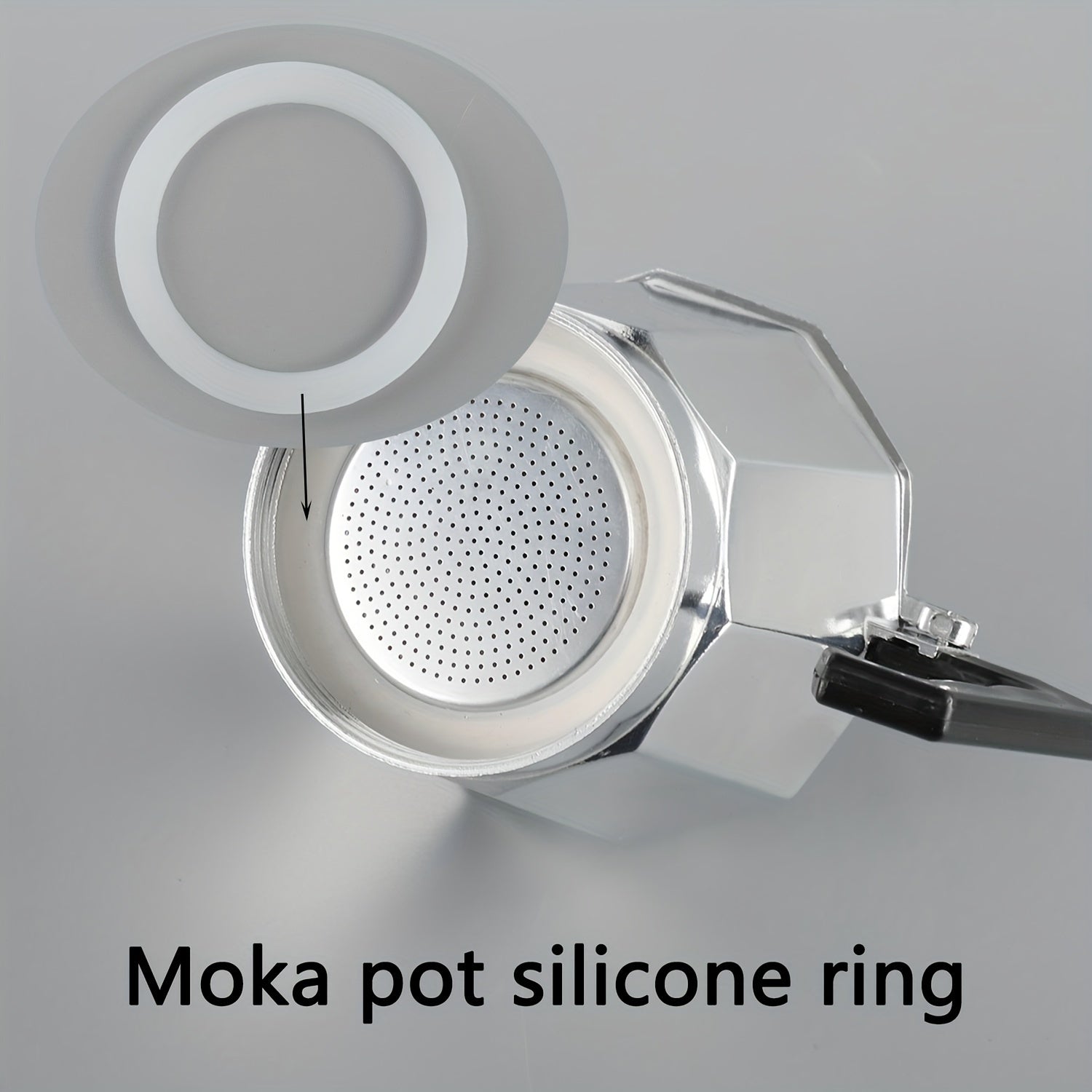 Silicone Ring Accessories for Moka Pot or Coffee Pot, Multiple Sizes, Pack of 3 or 10