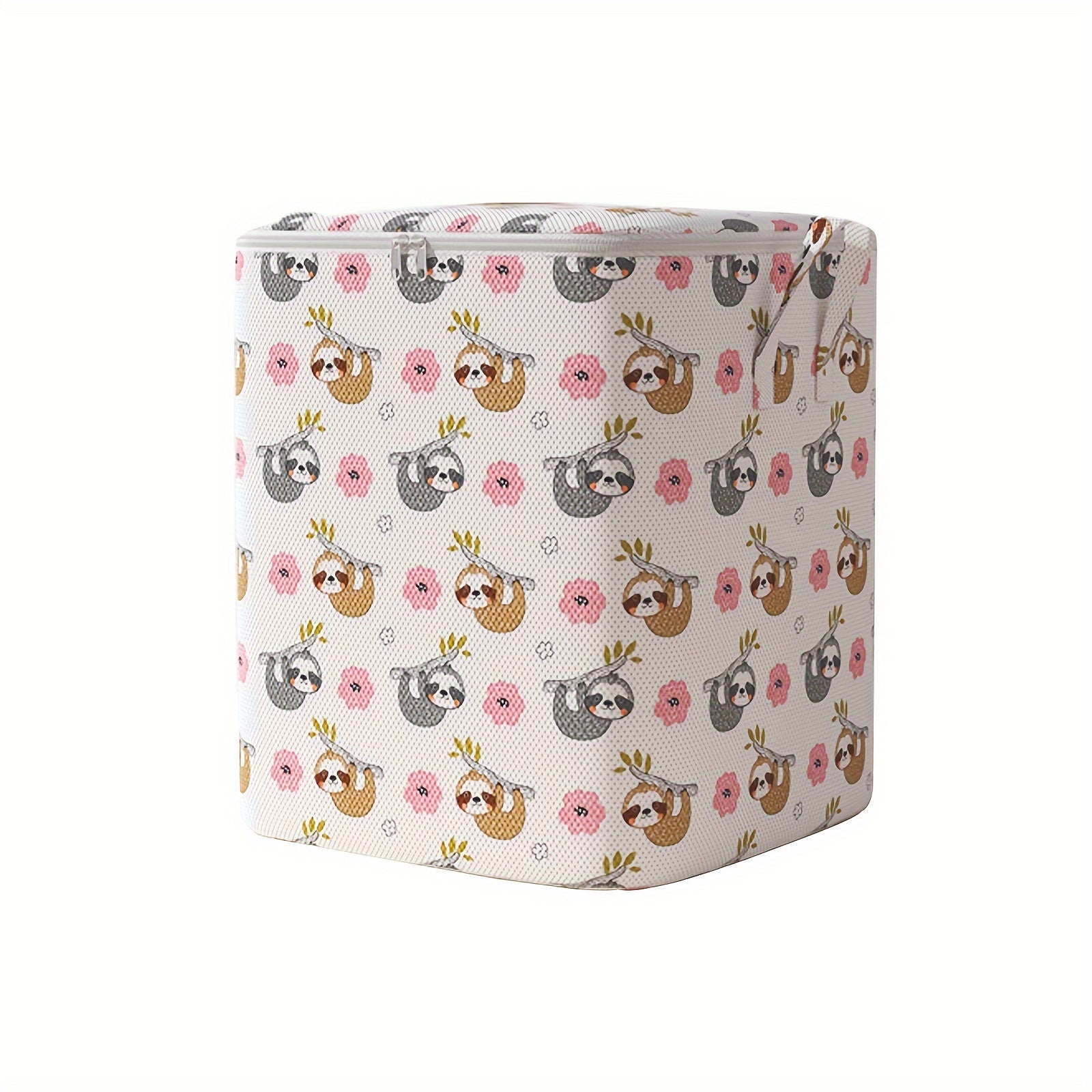 Katta sig'imli saqlash sumkasi, to'qilmagan materialdan tayyorlangan, tutqichi bor, sayohat uchun mos va kiyimlar, ko'rpa-to'shaklar va o'yinchoqlar kabi turli xil narsalarni saqlash uchun qulay.