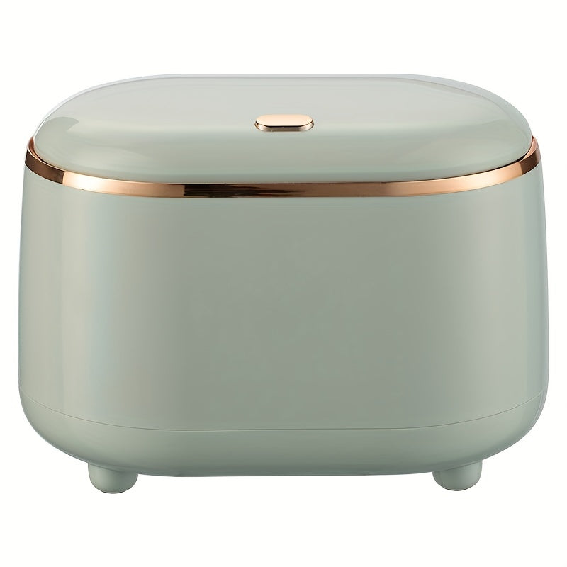 Mini Desktop Trash Can with Lid for Office and Home Use Small Waste Bin for Living Room Kitchen Bathroom Bedroom