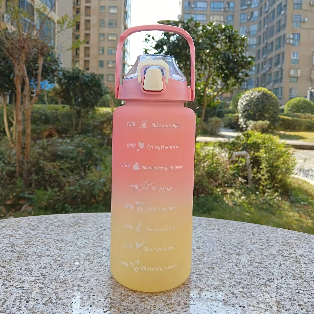 Water Bottle Set with 3 Sizes 300ml 700ml 2L for Sports Outdoor Camping Hiking