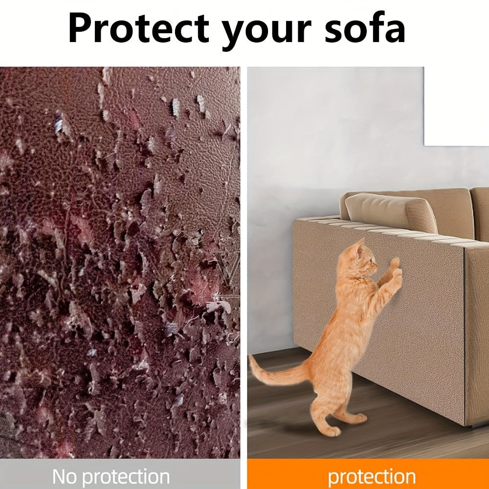 Polyester Cat Scratch Mat Easy to Apply Protects Furniture and Cat Trees