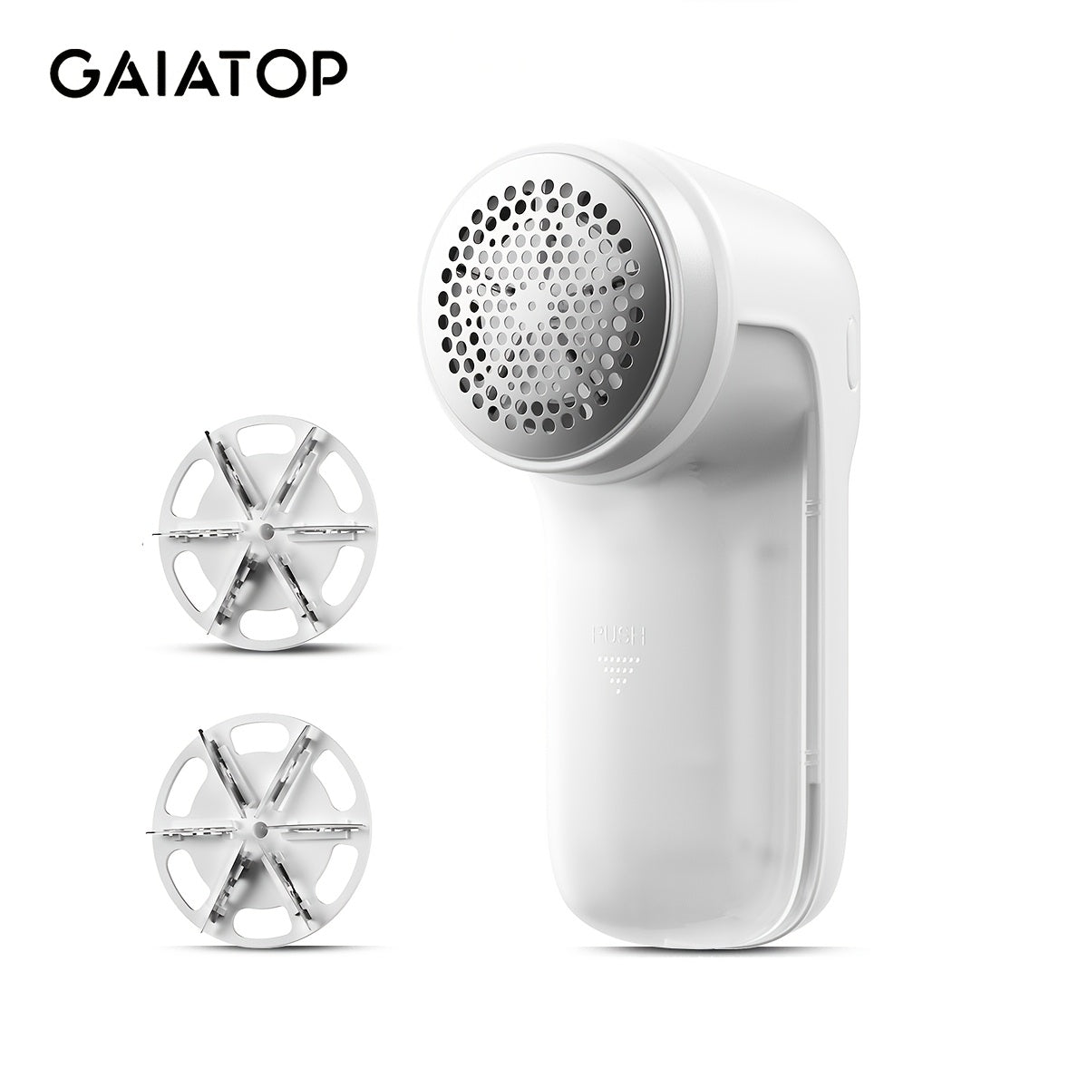 Fabric Shaver with Digital Display and Brush for Clothes Sofa Bedding White