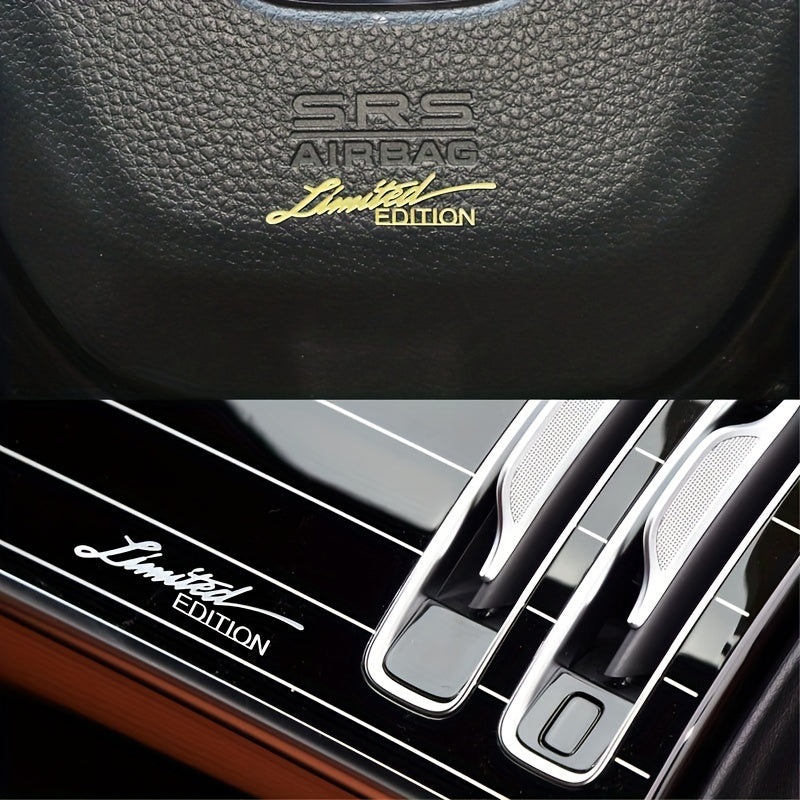 4 dona Universal 3D Metall Avtomobil Emblemalari Badg Logo Dekal Ichki Qo'shimchalar