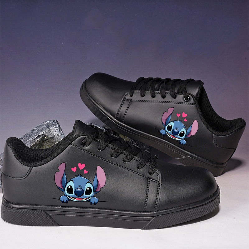 Unisex Canvas Sneakers with Heart Accents and Breathable Sole